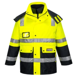 HUSKI VENTURE 4in1 DAY/NIGHT JACKET YELLOW/NAVY