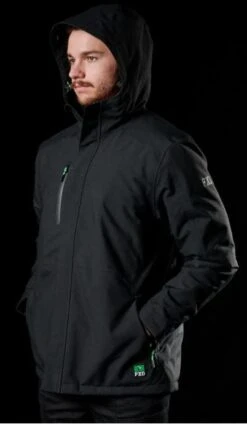 FXD WO-1 INSULATED WORK JACKET BLACK -Work Clothes Store WO 13 1000x1000