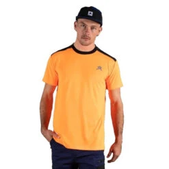 ANTHEM PERFORMANCE TEE FLURO ORANGE