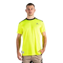 ANTHEM PERFORMANCE TEE FLURO YELLOW
