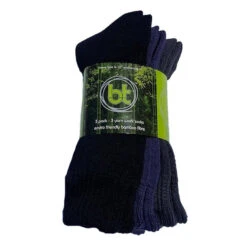 BAMBOO TEXTILES 3-YARN 2PCK NAVY