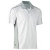 BISLEY PAINTERS CONTRAST S/S POLO WHITE