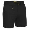 BISLEY STRETCH COTTON SHORT SHORTS REGULAR FIT BLACK