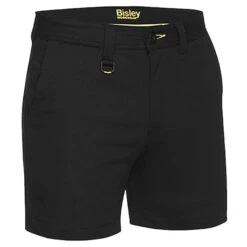 BISLEY STRETCH COTTON SHORT SHORTS REGULAR FIT BLACK