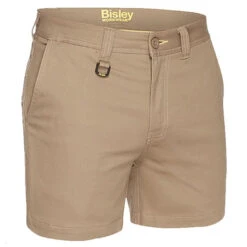 BISLEY STRETCH COTTON SHORT SHORTS REGULAR FIT KHAKI