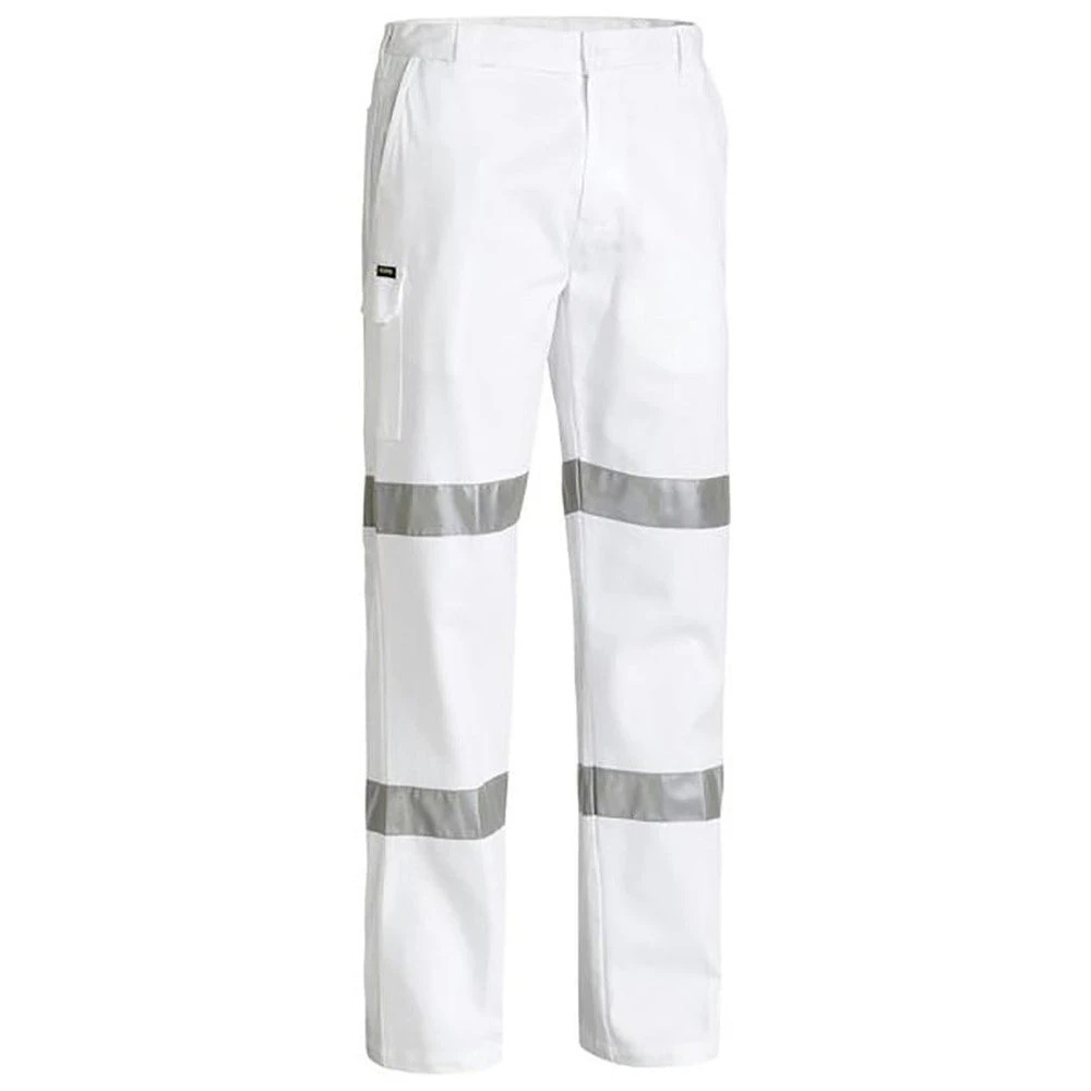 BISLEY TAPED NIGHT SAFETY PANTS WHITE 1 BISLEY TAPED NIGHT SAFETY PANTS WHITE