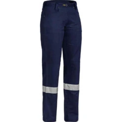 BISLEY WOMENS 3M TAPED X AIRFLOW RIPSTOP VENTED PANT NAVY