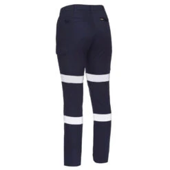 BISLEY WOMENS TAPED BIOMOTION CARGO PANTS NAVY