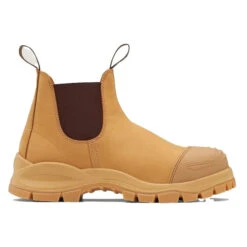 BLUNDSTONE ELASTIC SIDE SCUFF CAP UNISEX BOOTS WHEAT -Work Clothes Store blundstone elastic side scuff cap unisex boots wheat 551813 600x
