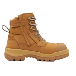 BLUNDSTONE ROTOFLEX 6in WOMENS TPU ZIPSIDE BOOTS WHEAT -Work Clothes Store blundstone rotoflex 6in womens tpu zipside boots wheat 652902 600x