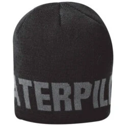 CAT BRANDED BEANIE CAP BLACK