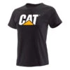 CAT LOGO WOMENS SS TEE BLACK