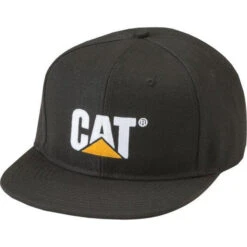CAT SHERIDAN FLAT BILL CAP BLACK