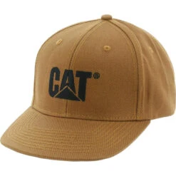 CAT SHERIDAN FLAT BILL CAP BRONZE