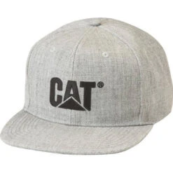 CAT SHERIDAN FLAT BILL CAP HEATHER GREY