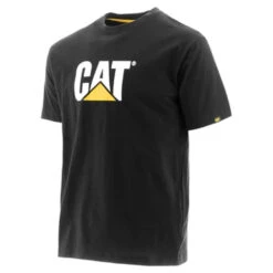 CAT TM LOGO TEE BLACK