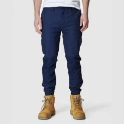 ELWD MENS CUFFED PANT NAVY