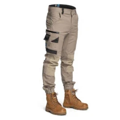 FORM WORKWEAR CUFFED WORK PANTS KHAKI -Work Clothes Store form workwear cuffed work pants khaki 402931 1000x1000