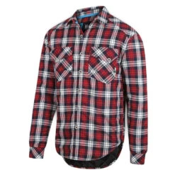 FORM WORKWEAR QUILTED CHECK FLANNEL SHIRT RED -Work Clothes Store form workwear quilted check flannel shirt red 198034 1000x1000