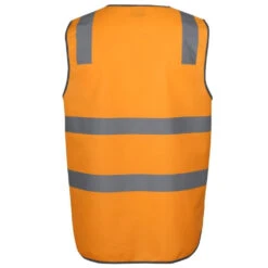 JBS JB AUST/RAIL ZIP SAETY VEST ORANGE -Work Clothes Store jb austrail zip saety vest orange 700540 1000x1000