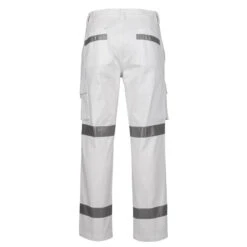 JBS JB BIOMOTION PANT W/REFLECTIVE TAPE WHITE -Work Clothes Store jb biomotion pant wreflective tape white 590869 600x