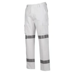 JBS JB BIOMOTION PANT W/REFLECTIVE TAPE WHITE
