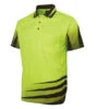 JBS JB HV SUB POLO LIME/BLACK