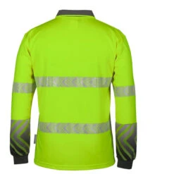 JBS JB LS POLO W/SEG TAPE LIME/CHARCOAL -Work Clothes Store jb ls polo wseg tape limecharcoal 545632 600x