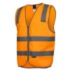 JBS JB VICRAIL (D+N) ZIP SAFETY VEST ORANGE