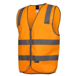JBS JB VICRAIL (D+N) ZIP SAFETY VEST ORANGE