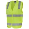 JBS HV (D+N) ZIP SAFETY VEST LIME