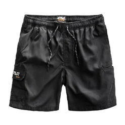 JET PILOT LITE ELASTICATED SHORTS BLACK