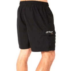 JET PILOT LITE ELASTICATED SHORTS BLACK -Work Clothes Store jet pilot lite elasticated shorts black 986357 1000x1000