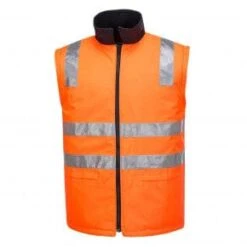 HUSKI VENTURE 4in1 DAY/NIGHT JACKET ORANGE/NAVY -Work Clothes Store k8106onr 3 1 600x