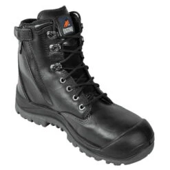 MONGREL BLACK H/LEG ZIP BOOT S/C -Work Clothes Store mongrel black hleg zip boot sc 515042 600x