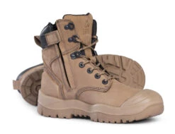 MONGREL SC HIGH LEG ZIPSIDER BOOT STONE