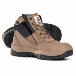 MONGREL SC ZIPSIDER BOOT STONE