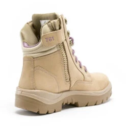 STEEL BLUE SOUTHERN CROSS ZIP LADIES BOOT SAND -Work Clothes Store steel blue southern cross zip ladies boot sand 334266 1000x1000