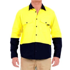 TRADIE HI VIS LONG SLEEVE SHIRT