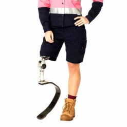 TRADIE LADY FLEX CARGO SHORT NAVY