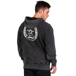UNIT BRANCH MENS FLEECE HOODIE STONEWASH/BLACK -Work Clothes Store unit branch mens fleece hoodie stonewashblack 553162 1000x1000