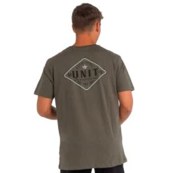 UNIT BRIDGE SS TEE MILITARY -Work Clothes Store unit bridge ss tee military 870751 600x