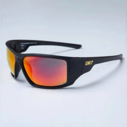 UNIT BULLET SAFETY SUNGLASSES BLACK/ORANGE