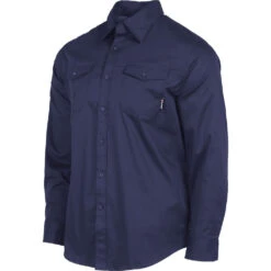 UNIT CRAFTMAN LS SHIRT NAVY