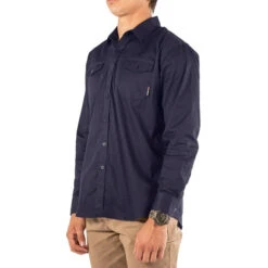 UNIT CRAFTMAN LS SHIRT NAVY -Work Clothes Store unit craftman ls shirt navy 955547 600x