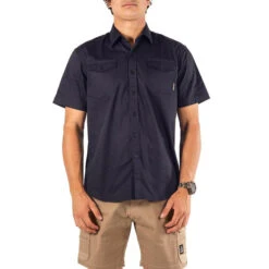 UNIT CRAFTMAN SS SHIRT NAVY -Work Clothes Store unit craftman ss shirt navy 442680 600x