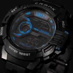 UNIT CRANK WATCH BLACK/BLUE -Work Clothes Store unit crank watch blackblue 414540 600x