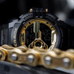 UNIT CRANK WATCH BLACK/GOLD 11 UNIT CRANK WATCH BLACK/GOLD -Work Clothes Store unit crank watch blackgold 230443 600x