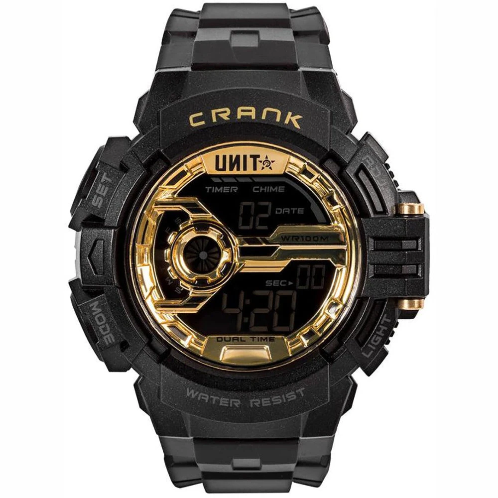 UNIT CRANK WATCH BLACK/GOLD 1 UNIT CRANK WATCH BLACK/GOLD