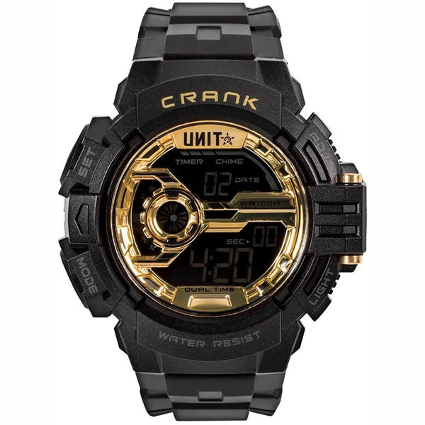 UNIT CRANK WATCH BLACK/GOLD 2 UNIT CRANK WATCH BLACK/GOLD - Image 2